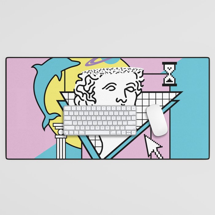 Apollo - Vaporwave - 80s Desk Mat Gallery Image 1