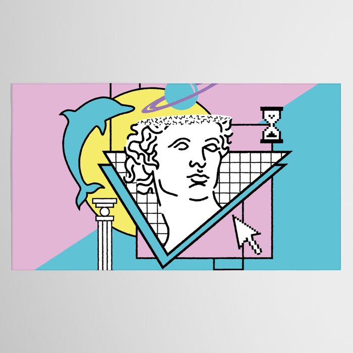 Apollo - Vaporwave - 80s Tablecloth Gallery Image 2