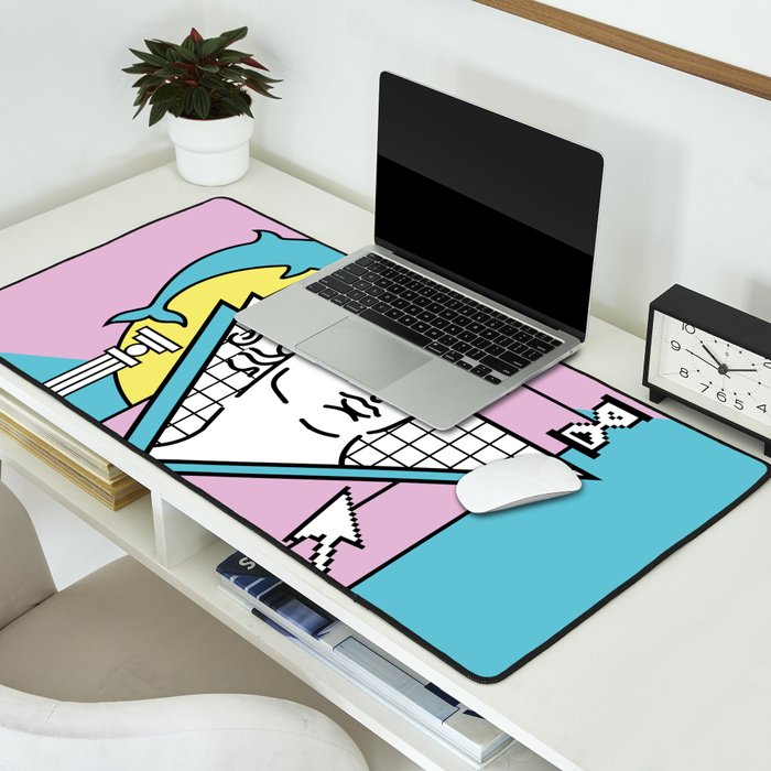 Apollo - Vaporwave - 80s Desk Mat Gallery Image 2