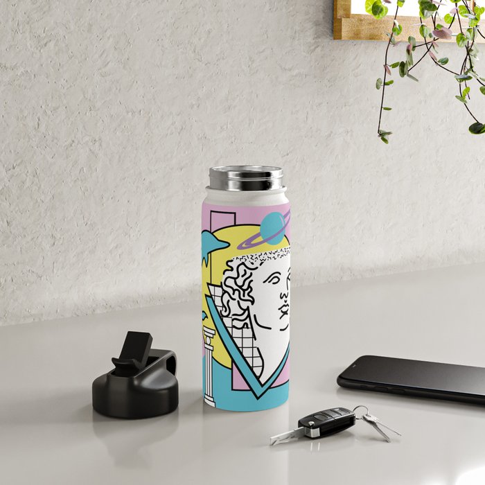 Apollo - Vaporwave - 80s Water Bottle Gallery Image 4