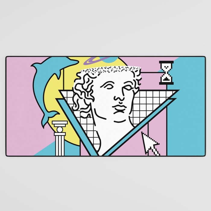 Apollo - Vaporwave - 80s Desk Mat Gallery Image 3