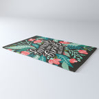 Keep on Going & Growing â Pink on Charcoal Rug Gallery Image 3