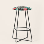 Keep on Going & Growing â Pink on Charcoal Stool Gallery Image 1