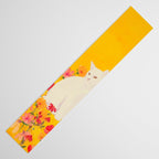 cat in a field of flowers 3 Table Runner Gallery Image 3