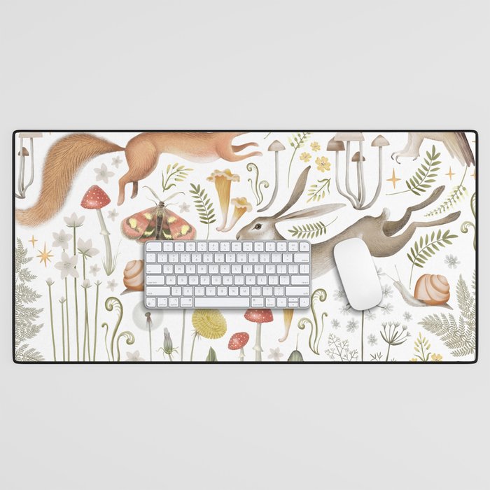 Enchanted Magical Midnight Forest V Desk Mat Gallery Image 1