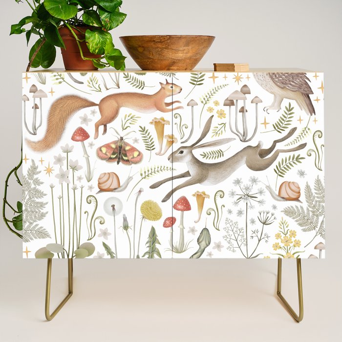 Enchanted Magical Midnight Forest V Credenza Gallery Image 1