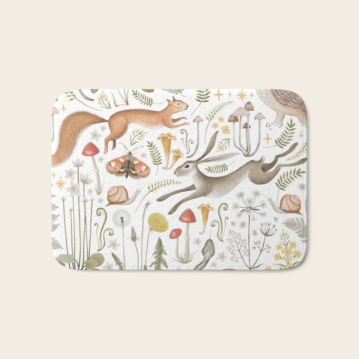 Enchanted Magical Midnight Forest V Bath Mat Gallery Image 1