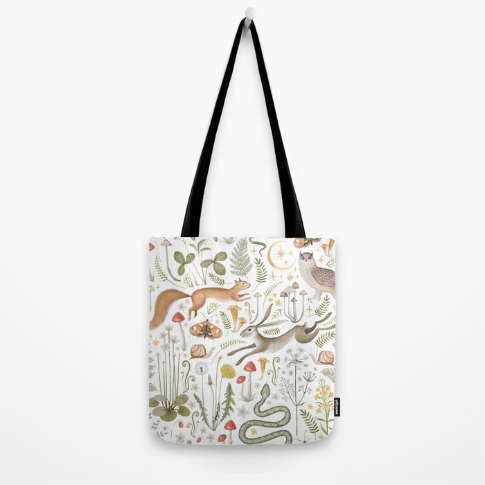 Enchanted Magical Midnight Forest V Tote Bag Gallery Image 2
