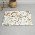 Enchanted Magical Midnight Forest V Rug Gallery Image 1