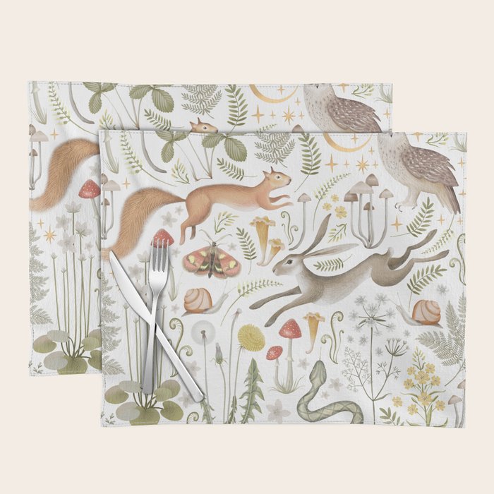 Enchanted Magical Midnight Forest V Placemat Gallery Image 1
