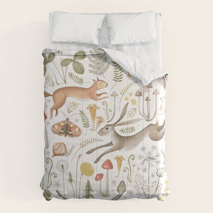 Enchanted Magical Midnight Forest V Comforter Gallery Image 6