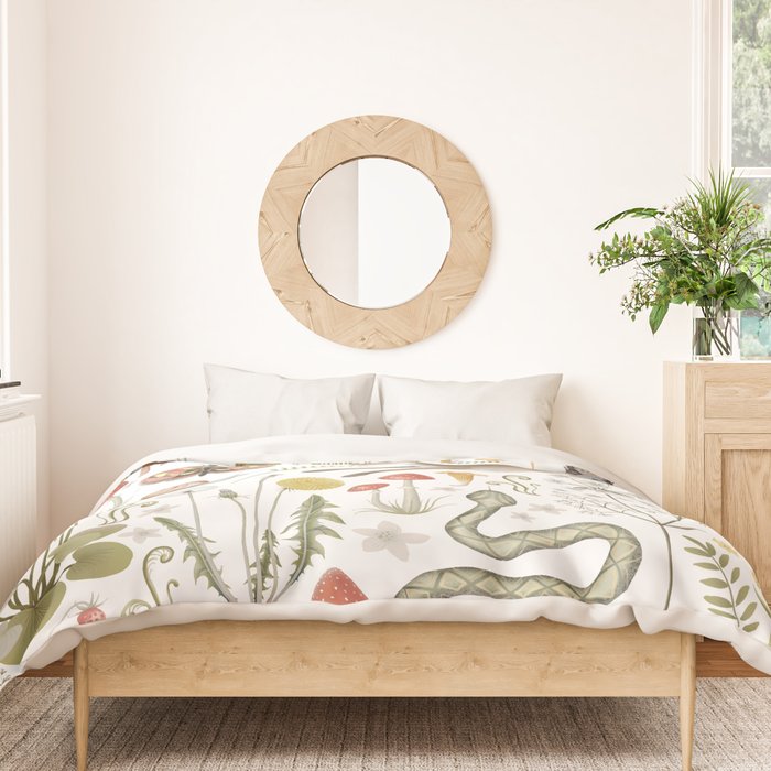 Enchanted Magical Midnight Forest V Duvet Cover Gallery Image 3