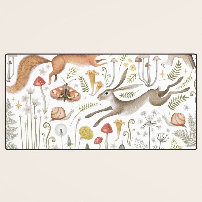 Enchanted Magical Midnight Forest V Desk Mat Gallery Image 3