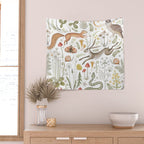 Enchanted Magical Midnight Forest V Wall Tapestry Gallery Image 2