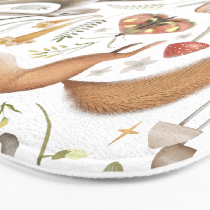 Enchanted Magical Midnight Forest V Bath Mat Gallery Image 3