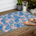 Abstraction_Ginkgo_Pattern_Minimalism_002 Outdoor Rug Gallery Image 2
