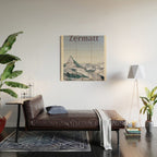 Visit Zermatt Wood Wall Art Gallery Image 2