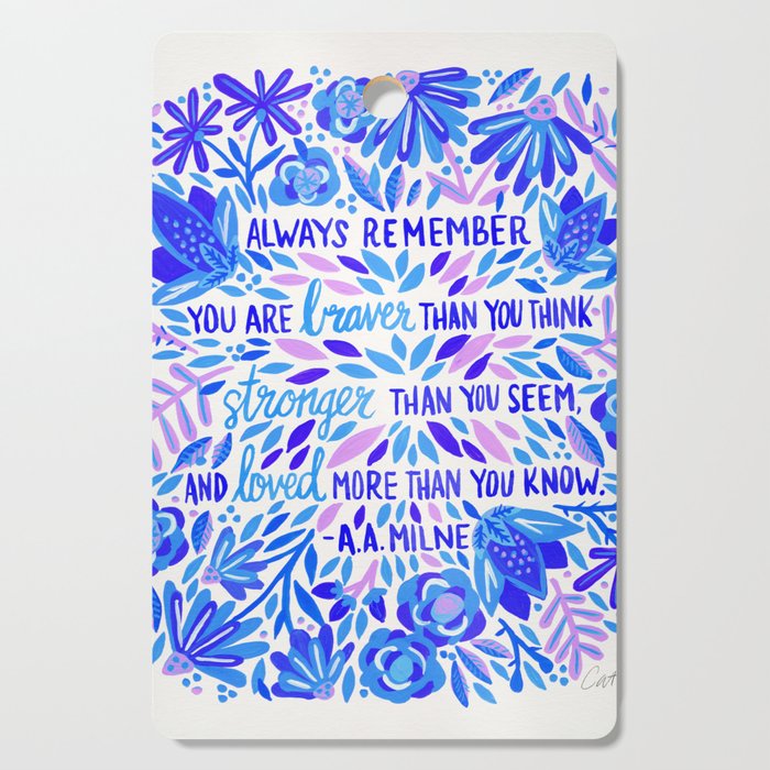 Always Remember - Indigo Palette Cutting Board Gallery Image 1