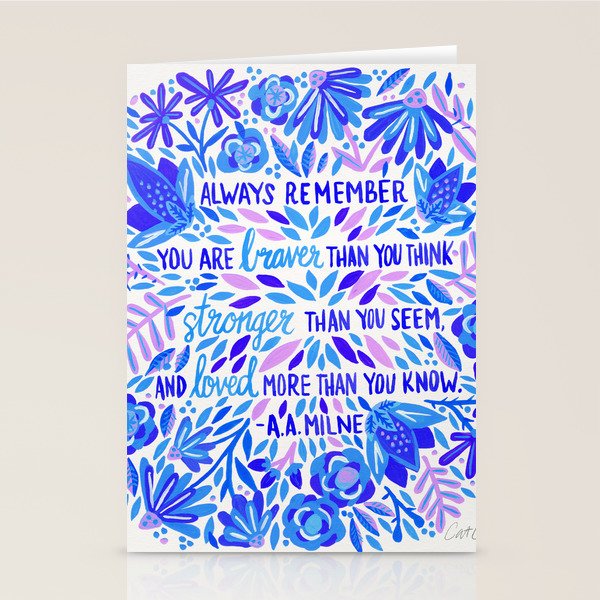 Always Remember - Indigo Palette Stationery Card Gallery Image 2
