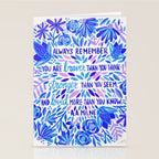 Always Remember - Indigo Palette Stationery Card Gallery Image 2