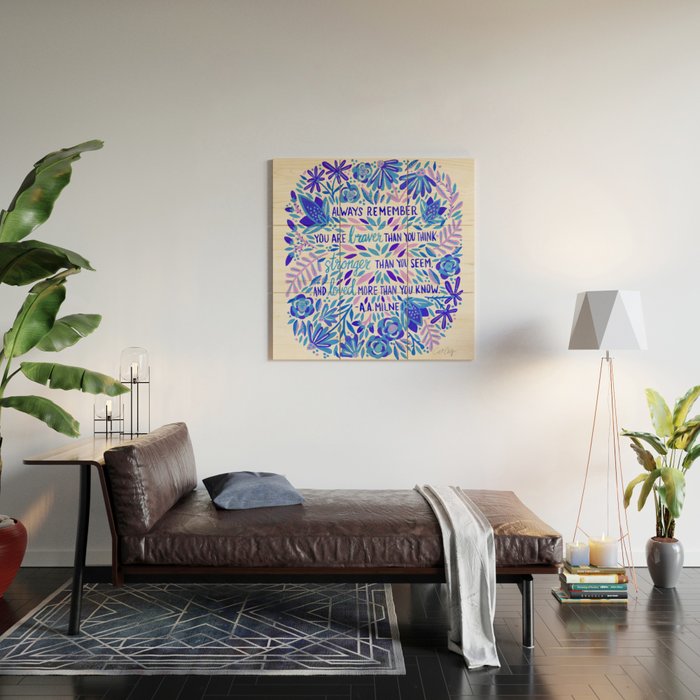 Always Remember - Indigo Palette Wood Wall Art Gallery Image 2