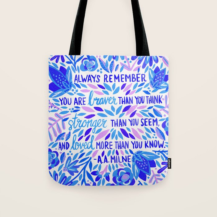 Always Remember - Indigo Palette Tote Bag Gallery Image 1