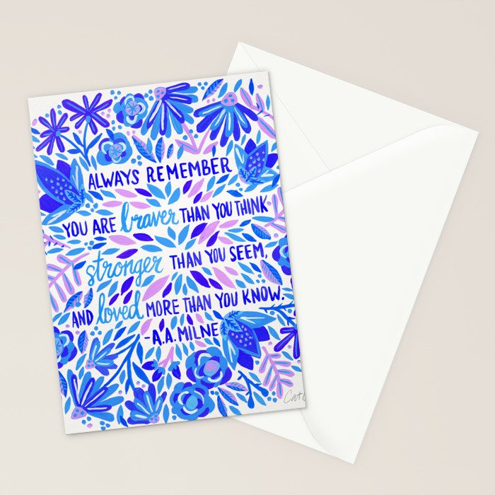 Always Remember - Indigo Palette Stationery Card Gallery Image 2