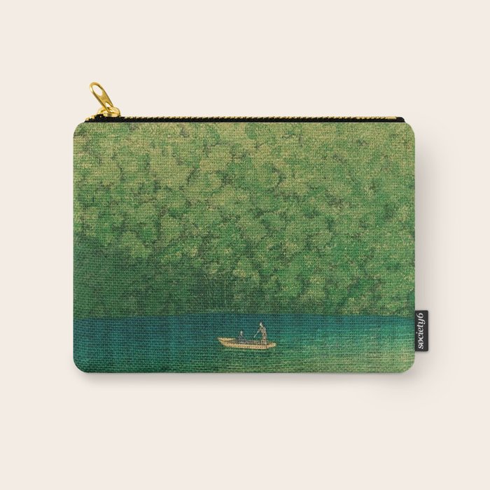 Morning at TsutanumaPond Kawase Hasui Carry All Pouch Gallery Image 1