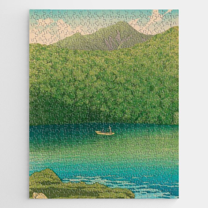 Morning at TsutanumaPond Kawase Hasui Jigsaw Puzzle Gallery Image 1