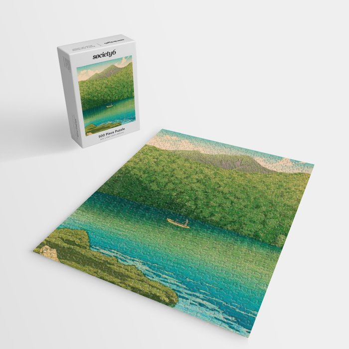 Morning at TsutanumaPond Kawase Hasui Jigsaw Puzzle Gallery Image 2