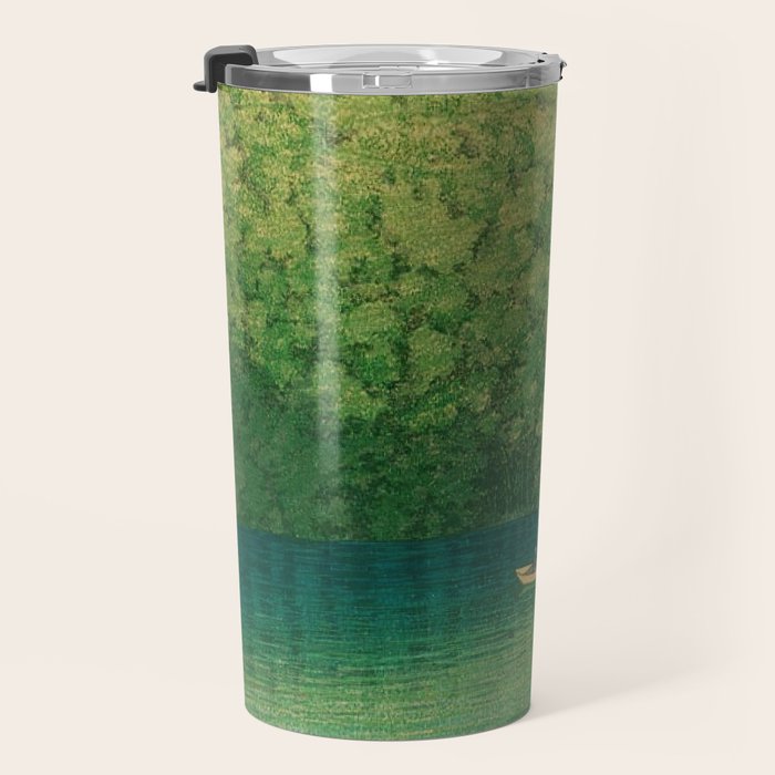 Morning at TsutanumaPond Kawase Hasui Travel Mug Gallery Image 3