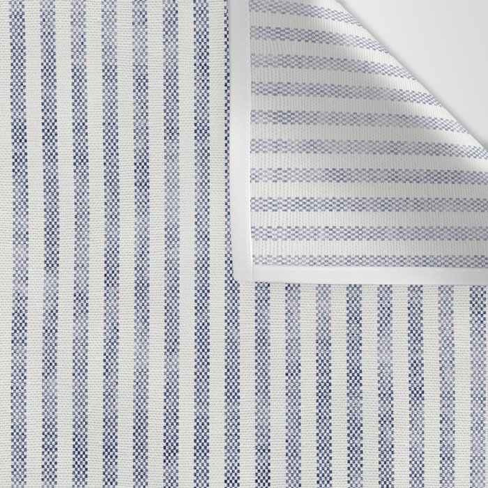 AEGEAN TICKING STRIPE BLUE Wall Tapestry Gallery Image 3