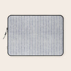 AEGEAN TICKING STRIPE BLUE Laptop Sleeve Gallery Image 1