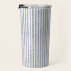 AEGEAN TICKING STRIPE BLUE Travel Mug Gallery Image 3