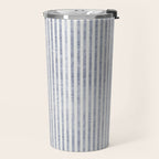 AEGEAN TICKING STRIPE BLUE Travel Mug Gallery Image 2