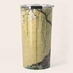 Cherry Tree Japanese Edo Period Six-Panel Gold Leaf Screen Travel Mug Gallery Image 1