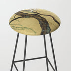 Cherry Tree Japanese Edo Period Six-Panel Gold Leaf Screen Stool Gallery Image 2