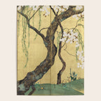 Cherry Tree Japanese Edo Period Six-Panel Gold Leaf Screen Poster Gallery Image 4