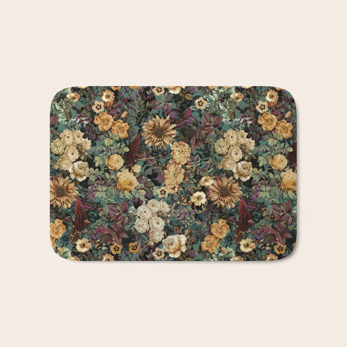 Isolated Blooms Bath Mat Gallery Image 1