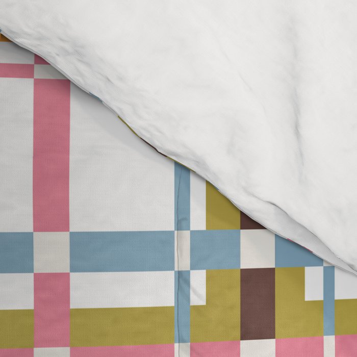 Bold Crosshatch Colorful Comforter Gallery Image 4