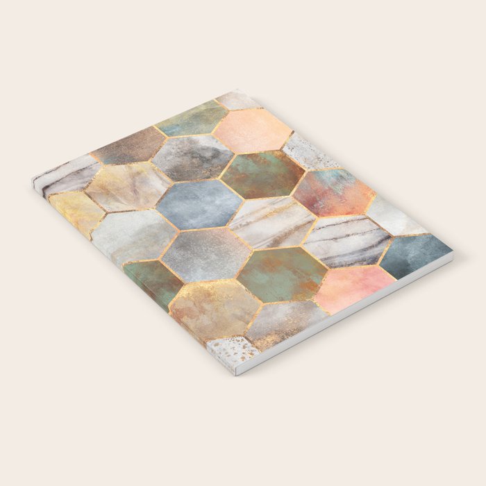 Pretty Hexagons Notebook Gallery Image 1