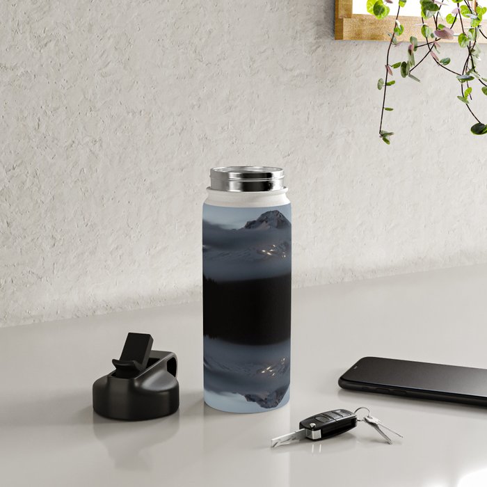 PNW Pacific Northwest Compass - Mt Hood Adventure Water Bottle Gallery Image 4