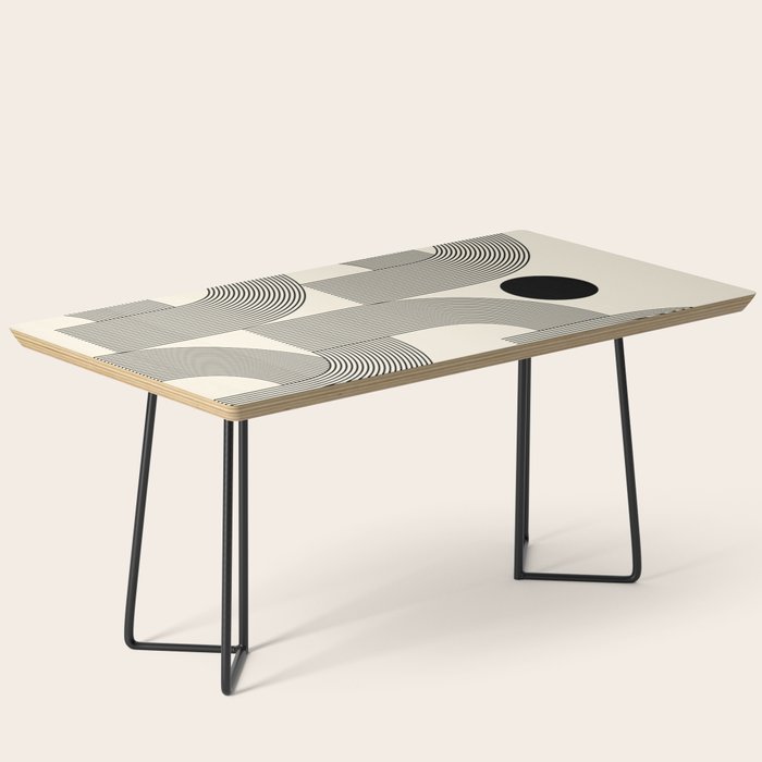 Abstraction_SUNLIGHT_SUNSHINE_LINE_POP_ART_Minimalism_001A Coffee Table Gallery Image 1