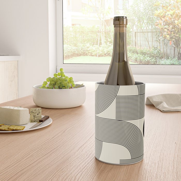 Abstraction_SUNLIGHT_SUNSHINE_LINE_POP_ART_Minimalism_001A Wine Chiller Gallery Image 4