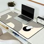 Abstraction_SUNLIGHT_SUNSHINE_LINE_POP_ART_Minimalism_001A Desk Mat Gallery Image 2
