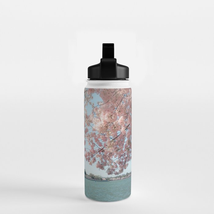 Washington DC Cherry Blossoms II Water Bottle Gallery Image 2