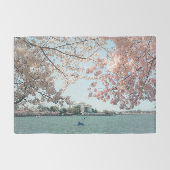 Washington DC Cherry Blossoms II Rug Gallery Image 2
