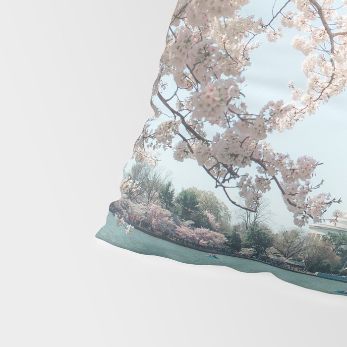 Washington DC Cherry Blossoms II Pillow Sham Gallery Image 4