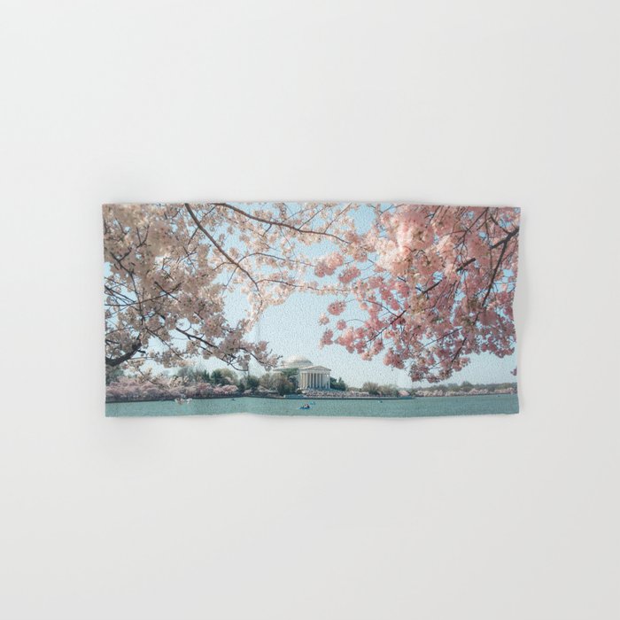 Washington DC Cherry Blossoms II Bath Towel Gallery Image 1