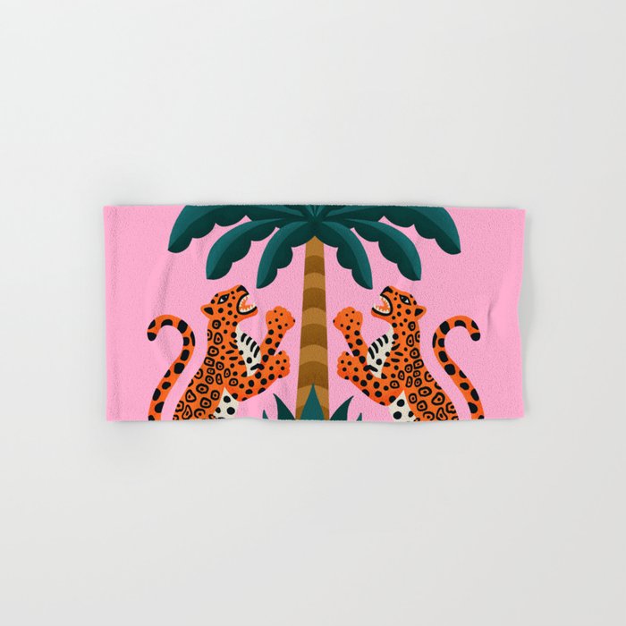 Jaguars and Palm Bath Towel Gallery Image 1